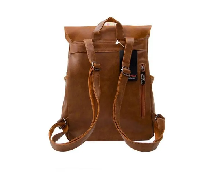 3BX™ Urban Men's Faux Leather Business/School Tablet Backpack