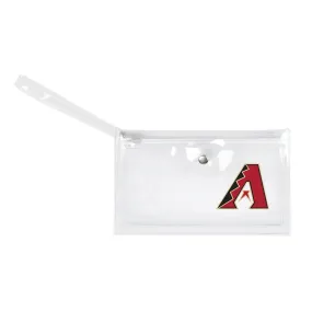 Arizona Diamondbacks Clear Ticket Wristlet