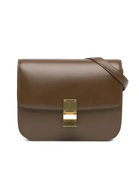 Celine 16 Bag Brown Leather Crossbody Bag