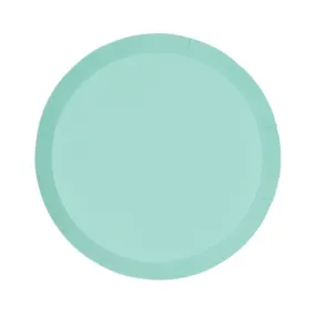 Classic Pastel Mint Green Small Paper Plates - Pack of 20