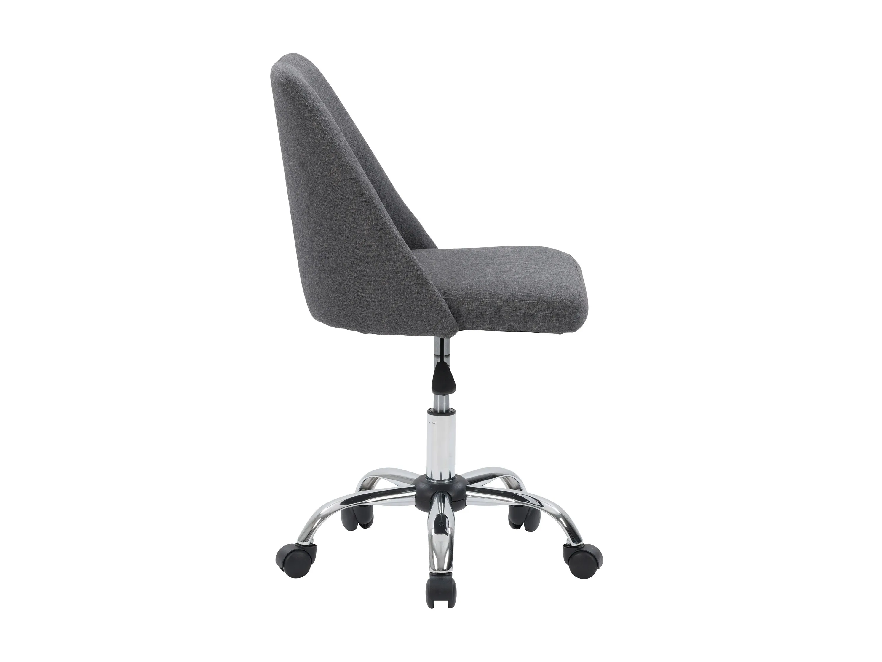 Dark Grey Armless Office Chair