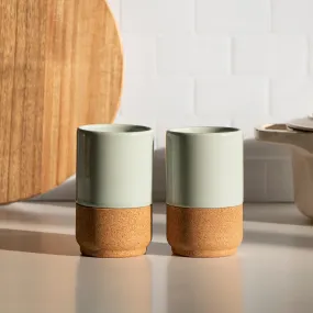 Eco Coffee Mug Set | Large Aqua