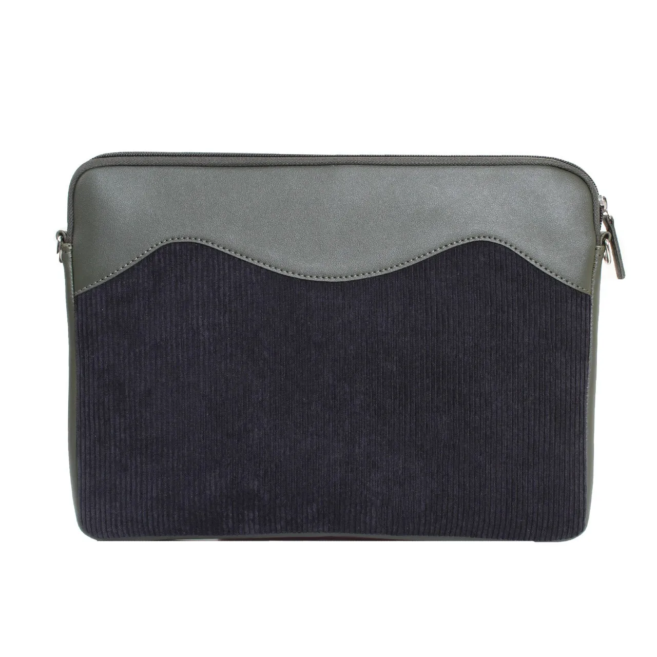 Geometric Laptop Sleeve Olive