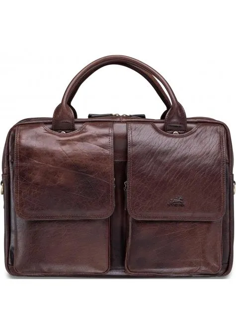 Mancini ARIZONA Double Compartment Briefcase for 15.6 Inch Laptop and Tablet