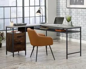 Market Commons L-Desk Rich Walnut