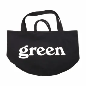 Mister Green Large Round Tote / Grow Bag (Black/White)