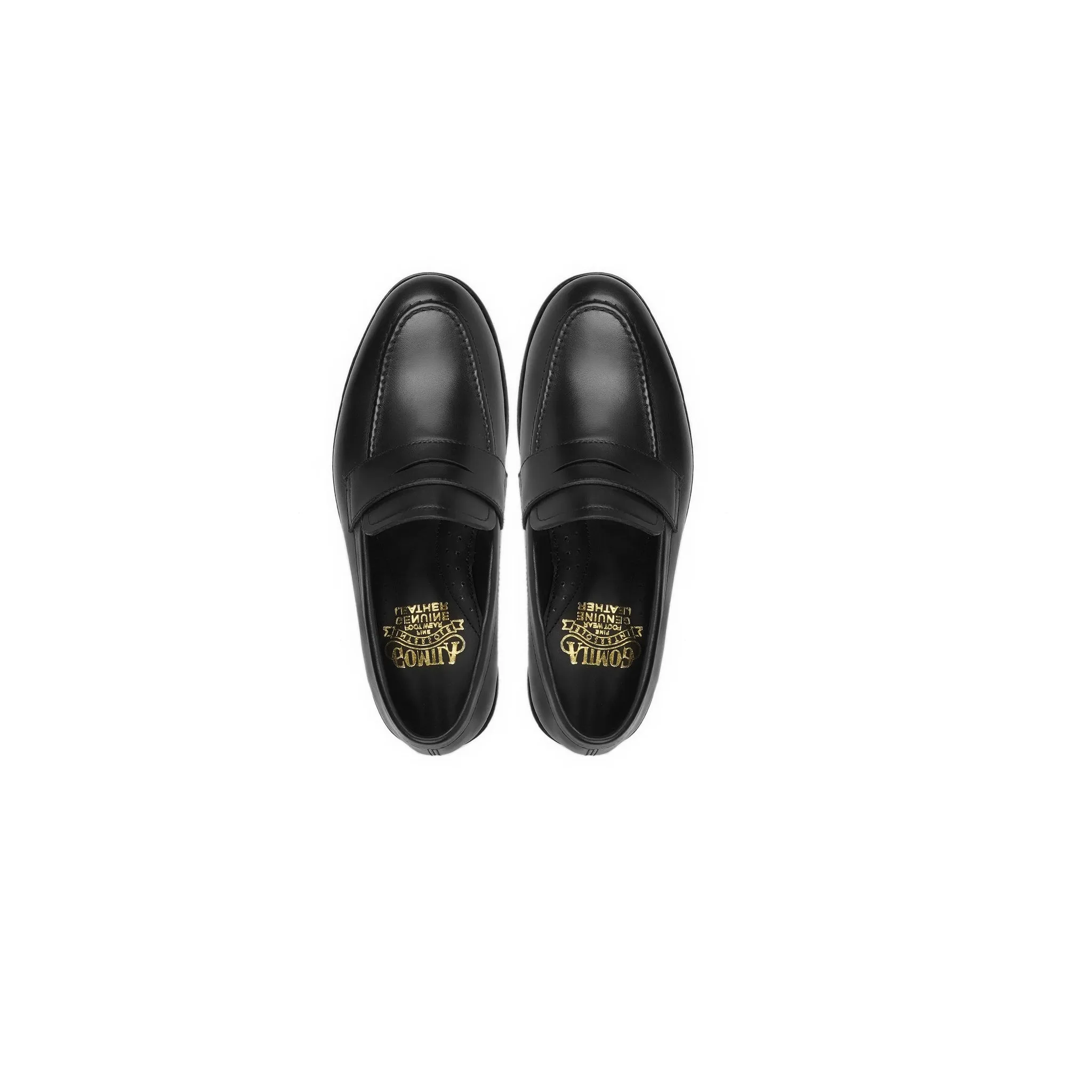 Quarts - Kid's Black Calf Leather Loafer (5-12 Years Old)