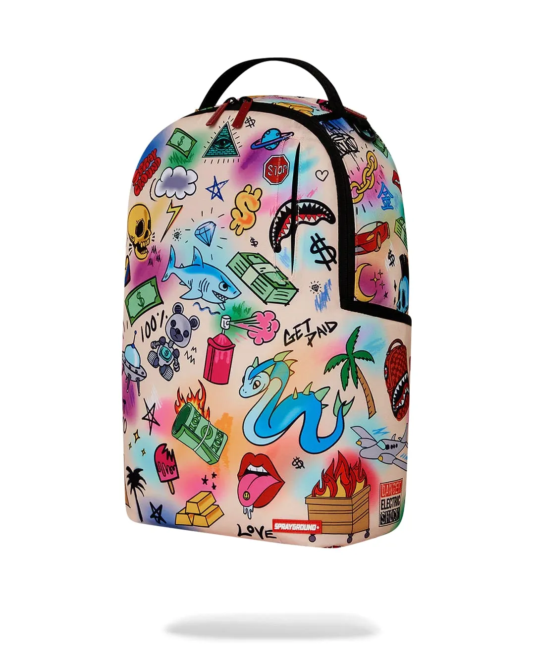 Sprayground Doodle Character Backpack B6636