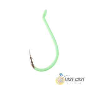 WISE ANGLER - BEAK HOOK WITH EXTRA LONG POINT IN LUMINOUS GREEN